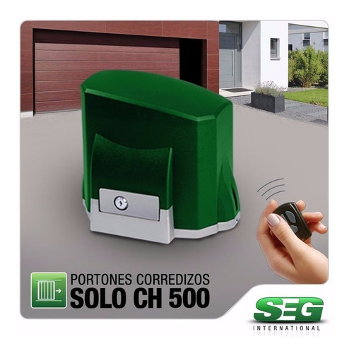 Motor de portón residencial SEG Solo CH 500 Classic 220V y engranaje de Z18