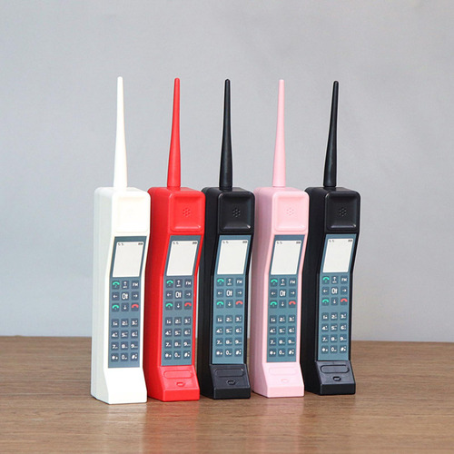 Adorno De Teléfono De Retro, Decoración De Teléfono Negro