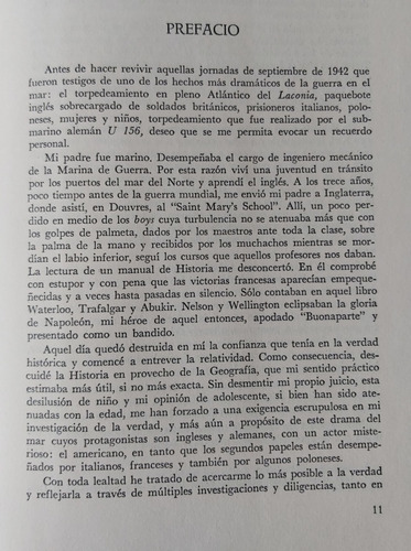 Libro La Trágica Odisea Del Laconia X Léonce Peillard 1942 (Usado)