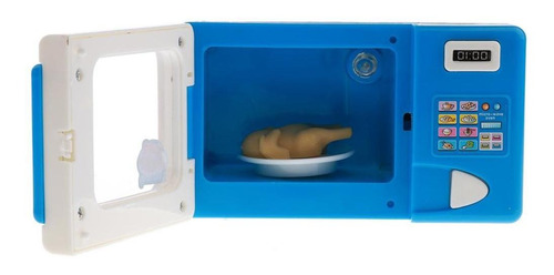 Mini Azul Horno De Microondas Juego De Simulaciòn De