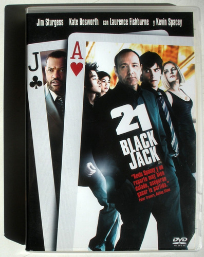 Dvd - 21 Black Jack - Kevin Spacey - Laurence Fishburne