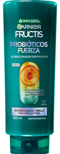 Acondicionador Garnier Fructis Probióticos Fuerza 650 ml