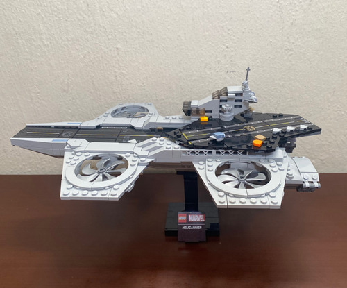 Lego Marvel, The Avengers Helicarrier, Armado 509 Set Armado (Usado)