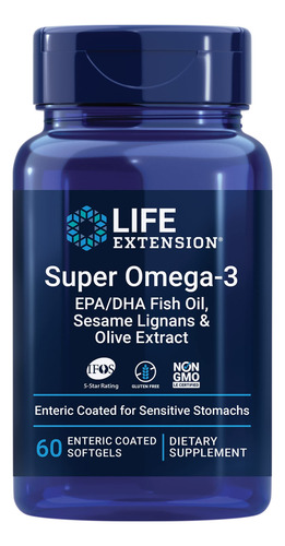 Suplemento Life Extension Super Omega-3 Epa/d H A Sésamo Lig