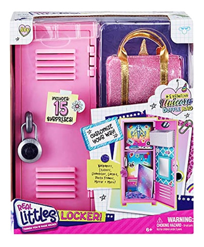 Real Littles - Micro Locker Coleccionable Con 15 Sorpresas E