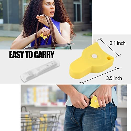 Cinta Metrica Corporal (150cm) Retractil - Amarillo
