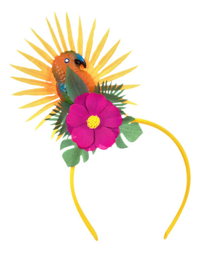 Light Up Diadema Para Women Parrot Floral Diadema Para La