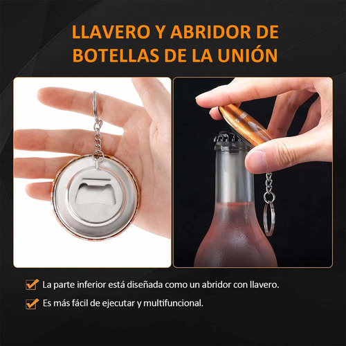 50 Pcs Llavero 58mm Chapita Destapador Metal Filimina Botón