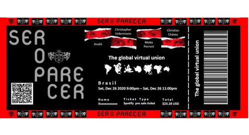 Ingresso Show Virtual Rbd (fan Made) Rb2