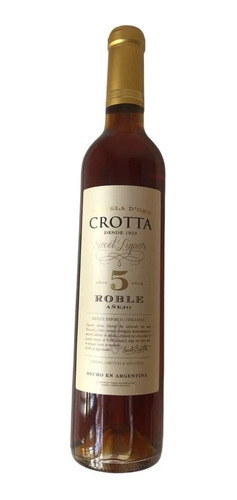 Vino Mistela De Oro Crotta Roble Añejo 500ml