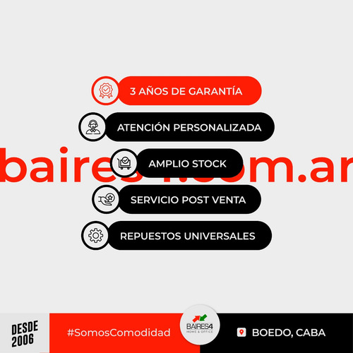 Silla Godiva Ejecutiva De Escritorio Operativa Baires4