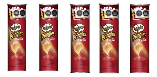Papas Pringles Original 5 Pzs De 194 G