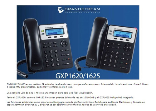 Telefono Grandstream Ip 2 Lineas