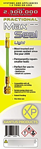 Xantus Products 20-105 Max Seal Light Fractional Direct Yyn