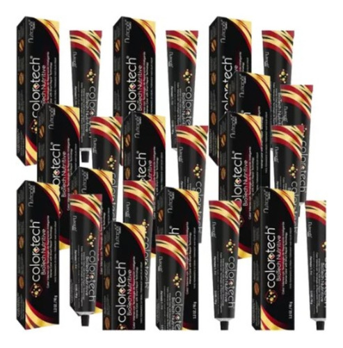Tinte Profesional Nutrapel Tinte Colortech ( 12 Piezas ) Tono