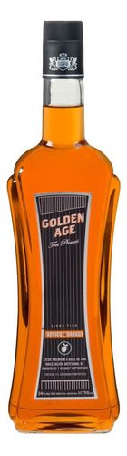 Licor Golden Age tres plumas apricot brandy 750mL