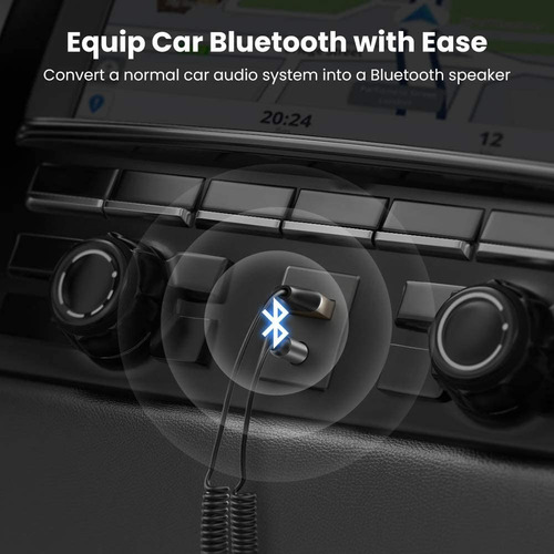 Receptor Premium Ugreen Bluetooth 5.0 Auto Radio Jack 3.5mm