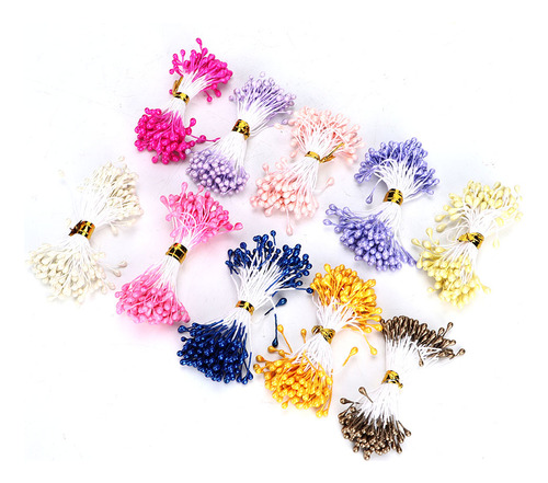 Estambre De Flores, 900 Unidades, Artificial, Secado A Mano,