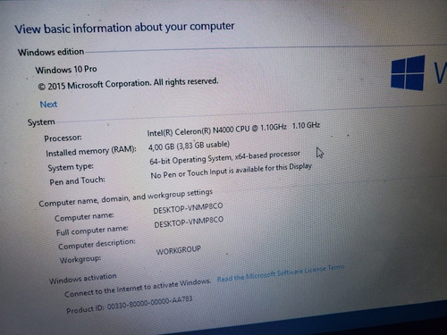 Imagen 5 de 5 de Laptop Hp 240 G6