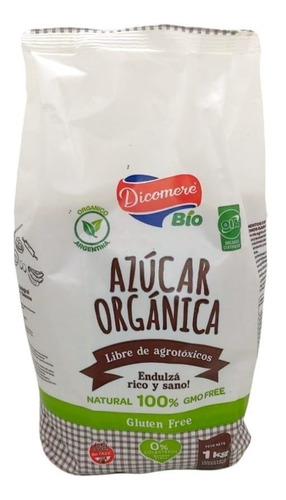 Azúcar Orgánica Libre De Agrotóxicos X 1 Kilo - Dicomere