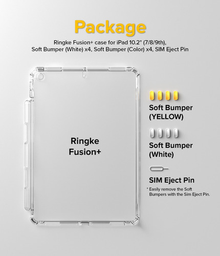Funda Para iPad 7ma 8va 9na De 10,2 Ringke Fusion+ Anti Impa