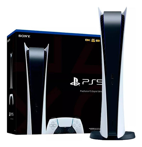 Sony PlayStation 5 Digital CFI-1215B 825GB Digital Edition cor branco 2022