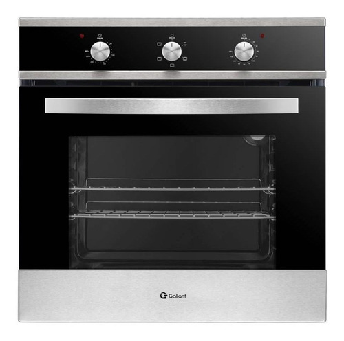 Forno de embutir elétrico Gallant Venezia GFO65EM3A-IX220 65L aço inoxidável/preto 220V