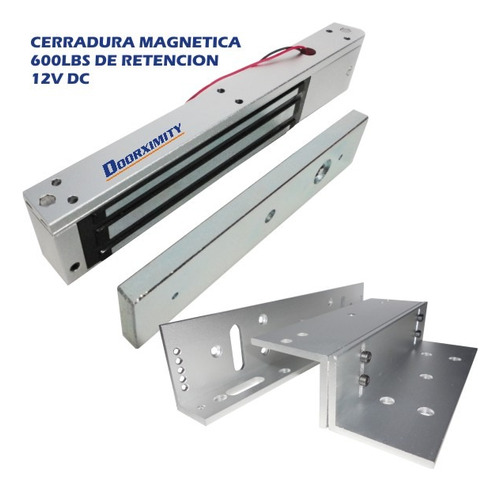 Cerradura Magnética De 600lbs Con Base Lz. Control De Acceso