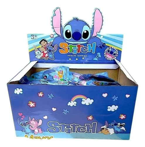 Sobre Sorpresa Muñeco Y Cartas Coleccionables Stich Bubus