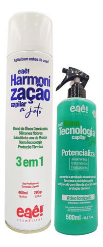 Harmonização Capilar Eaê! Liso Mágico 400ml + Ativo Ionizado