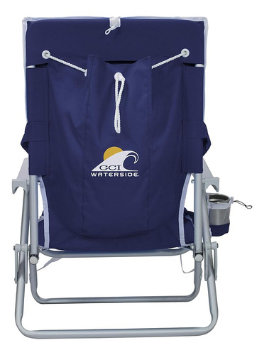 Gci Outdoor Waterside Backpack Beach Chair- Royal Blue