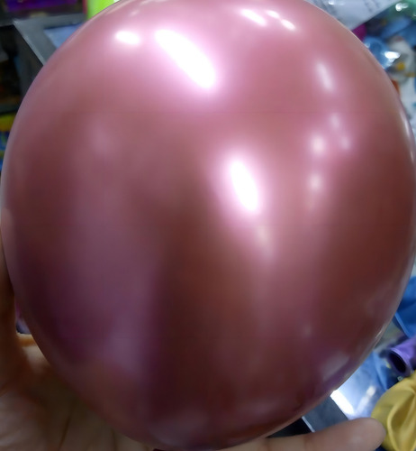 50 Globos Cromados Chrome # 9 Efecto Metalizado