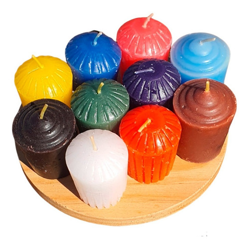 Imagen 2 de 2 de Velas / Votivas / Repuesto Vela Vaso Chico 50 Piezas