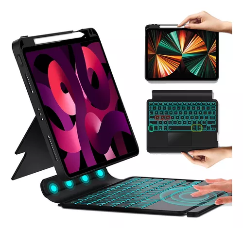 Funda Con Teclado Táctil Con Ñ Para iPad Pro11 Air 5/4ª 10.9