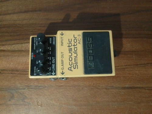 Boss Ac-3 Pedal Simulador Acústico, 4 Modos De Simulación (Usado)