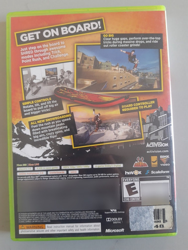 Tony Hawk: Shred Xbox 360