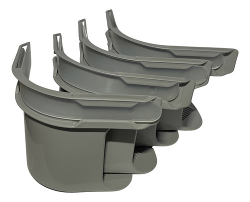 Traba Sabanas Pack X4 | Sujeta Sabanas Firmes Gris Claro