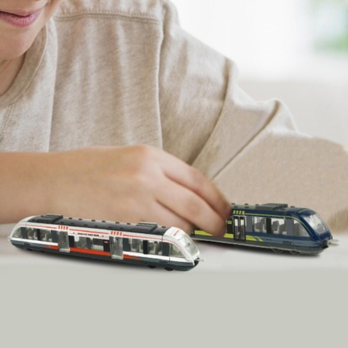 W Juego De Juguetes De Tren Fundido A Presión Tren Bala De