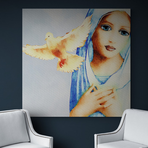 Cuadro En Lienzo Tayrona Store Virgen En Maria 001 50x50cm