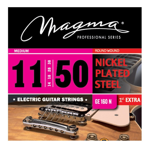 Encordado Cuerda Guitarra Eléctrica Magma 008 009 010 011