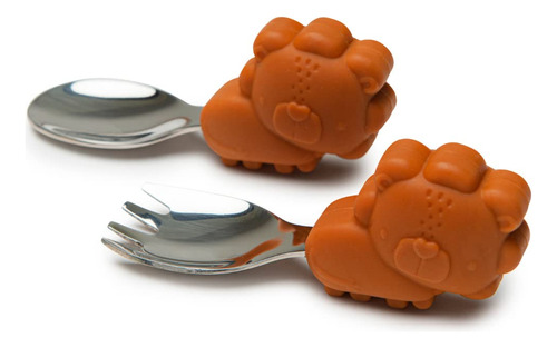 Plato De Silicona Con Ventosa Para Niños, Tenedor De Aprendi