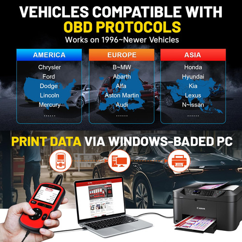 Autel Escáner Obd2 Autolink Al549 (versión Mejorada De