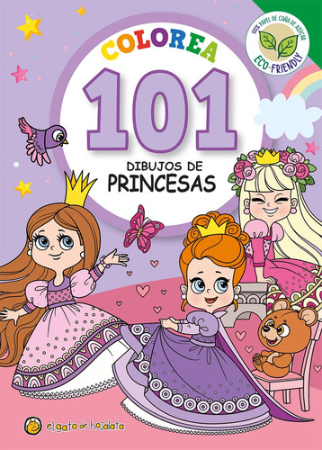 Colorea 101 Dibujos De Princesas - El Gato De Hojalata