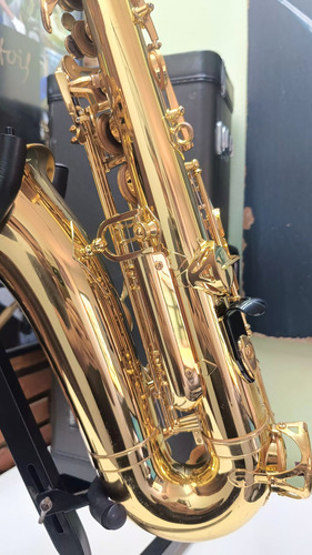 Sax Alto Yamaha Yas 34ii Black Logo Cód:628 Laqueado (Usado)
