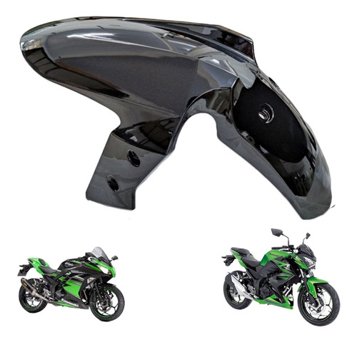 Paralama Dianteiro Preto Kawasaki Ninja 300 Z300 2013-2019