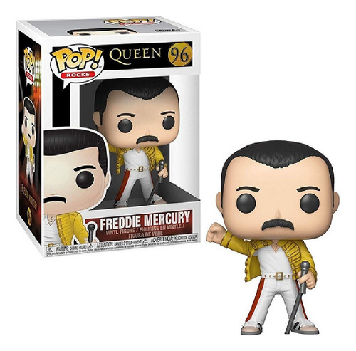 Funko Pop Freddie Mercury (yellow Jacket Wembley) - Queen 96