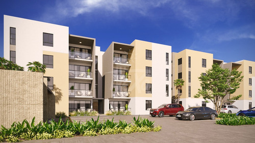 Proyecto De Nuevos Apartamentos En Venta Con Piscinam Santiago (hfa-256c)