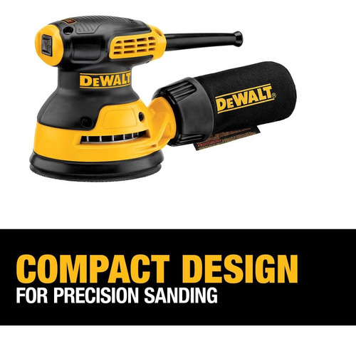 Lijadora Random Orbit Dewalt Dwe6420 De 5 Pulgadas, 3.0 A, 1