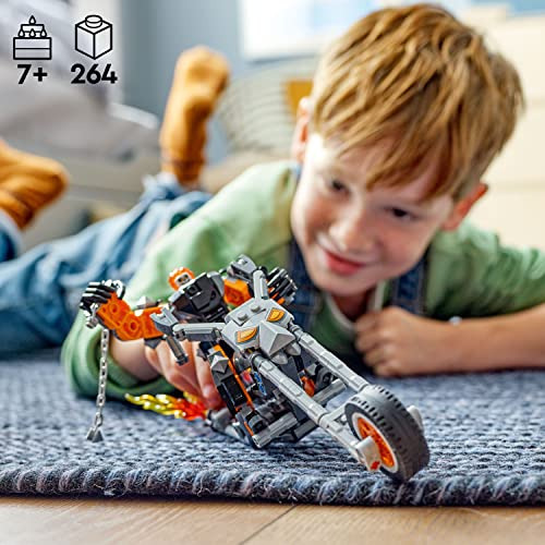 Lego Marvel Ghost Rider Mech & Bike 76245, Motor Para Constr
