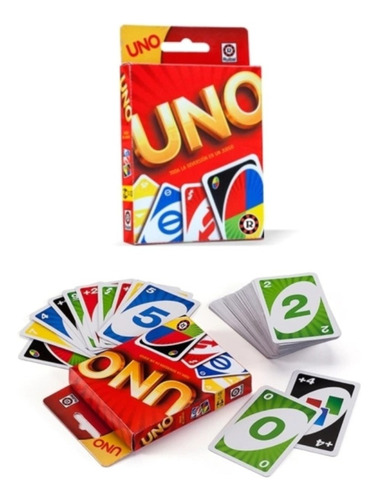 Uno Juego De Cartas Mattel Original Ruibal